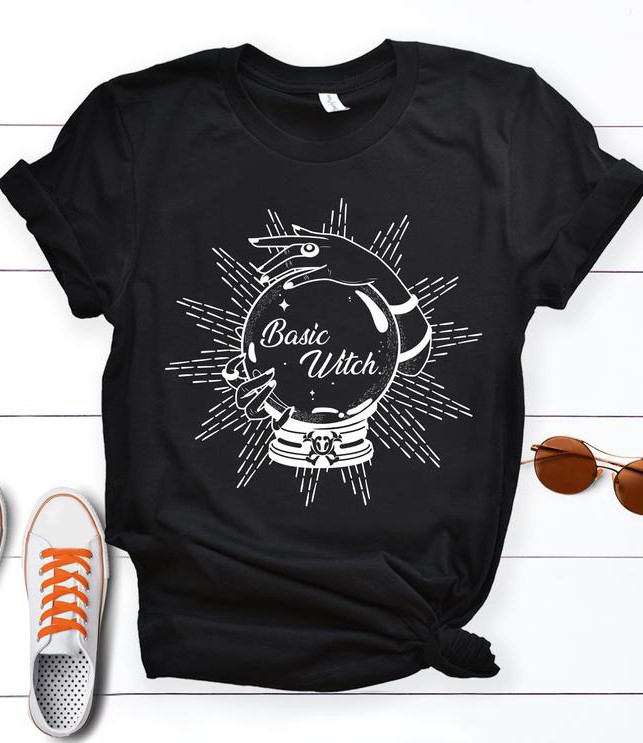 Basic Witch Magic Orb Halloween T-Shirt Sweatshirt Hoodie Basic Witch Magic Orb Halloween T-Shirt Sweatshirt Hoodie