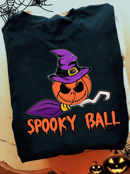 Basketball Halloween Spooky Ball T-Shirt