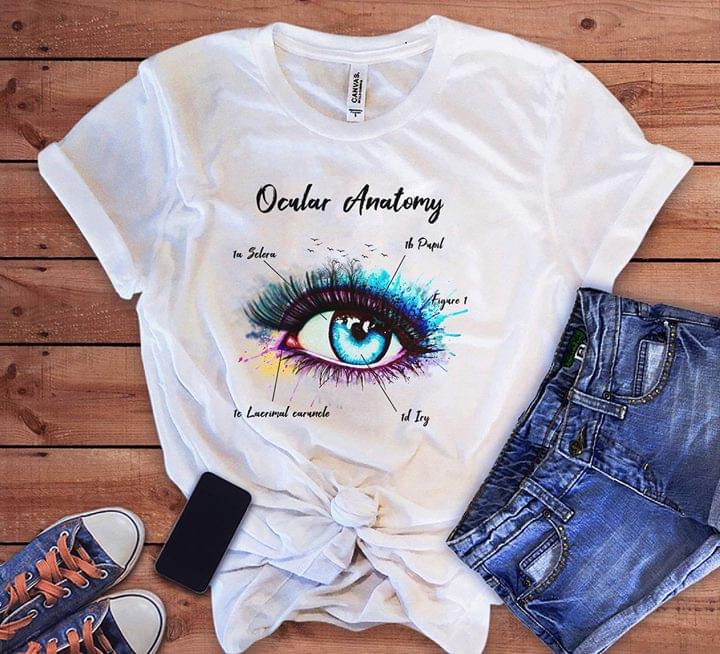 Beautiful Eye Art Ocular Anatomy Shirt Beautiful Eye Art Ocular Anatomy Shirt