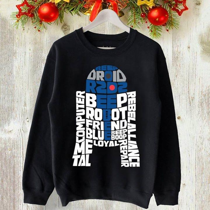 Beep Droid R2D2 Beep Robot Friend Blue Beep Boop Loyal Shirt Beep Droid R2D2 Beep Robot Friend Blue Beep Boop Loyal Shirt