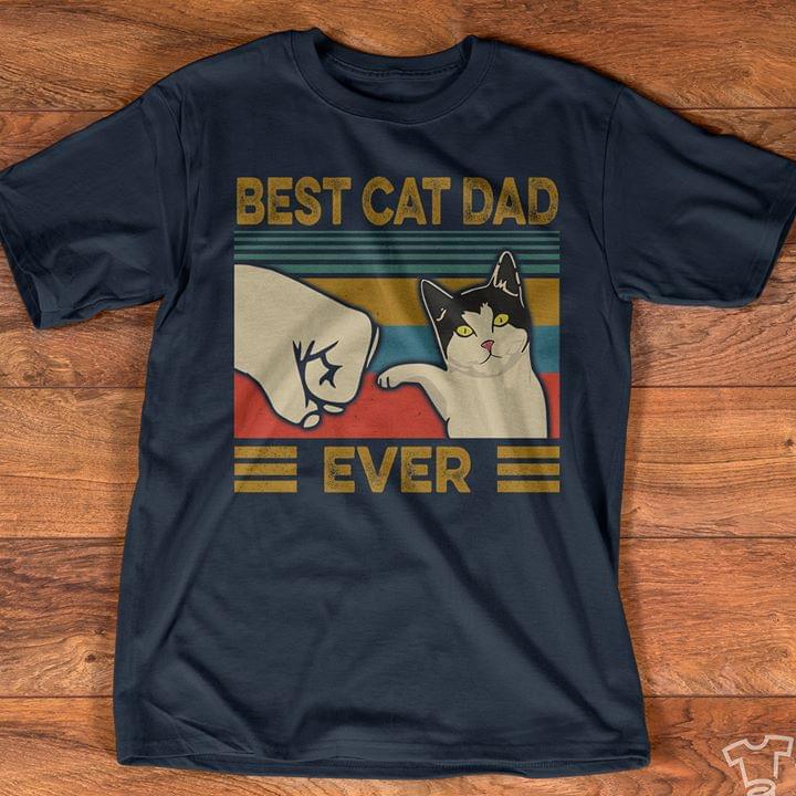 Best Cat Dad Ever High Five Vintage T-Shirt Sweatshirt Hoodie Best Cat Dad Ever High Five Vintage T-Shirt Sweatshirt Hoodie