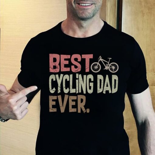 Best Cycling Dad Ever Shirt