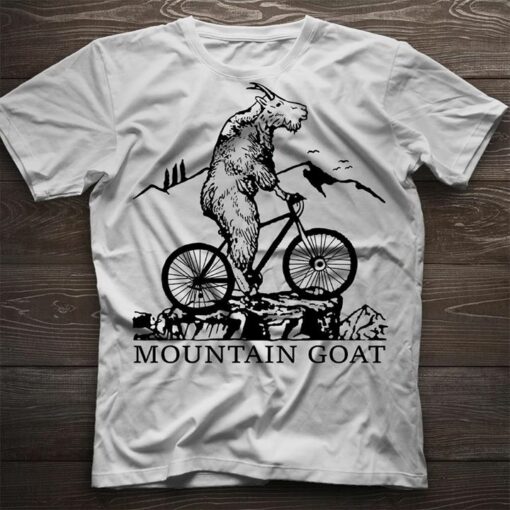 Bicycle Racer Style Moutain Goat Shirt