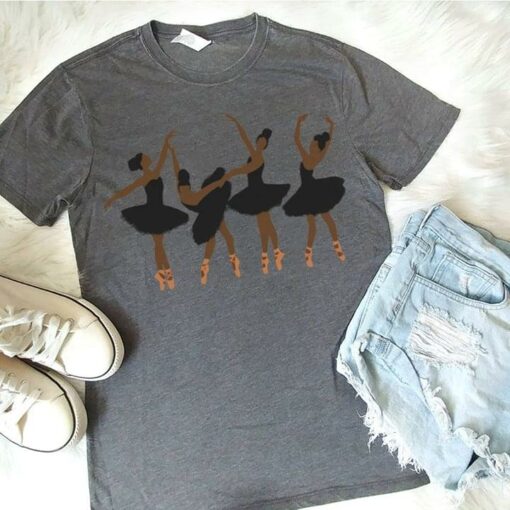 Black Dress Ballet Girls Shirt