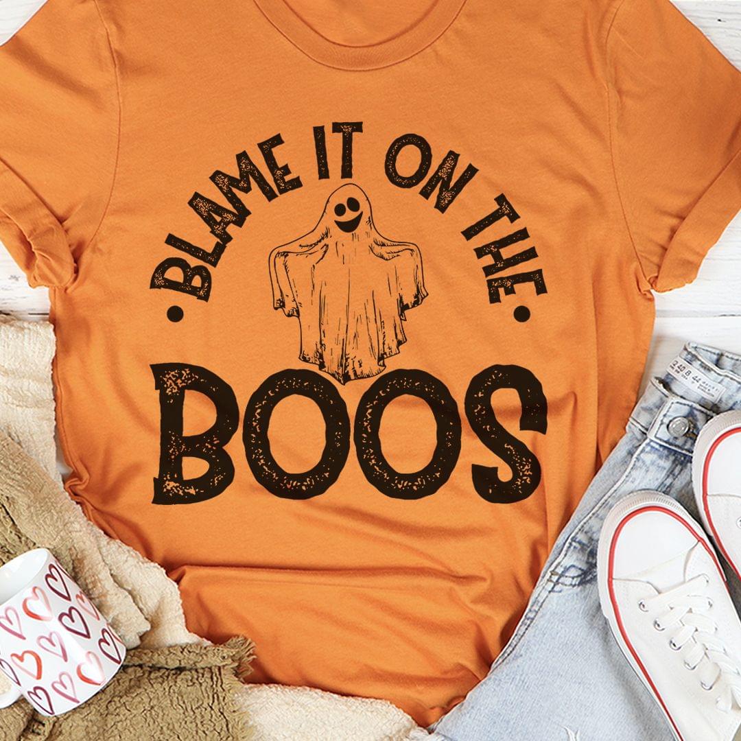 Blame It On The Boos Ghosts Halloween Shirt Blame It On The Boos Ghosts Halloween Shirt