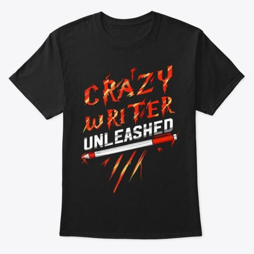 Blood Furry Style Crazy Writer Unleashed Shirt