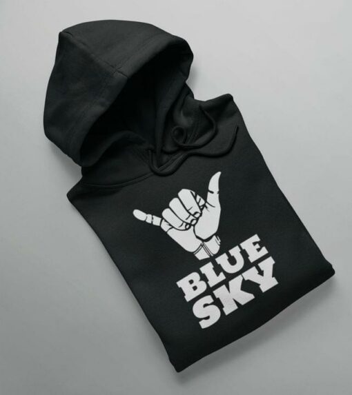 Blue Sky Hand Sign Shirt