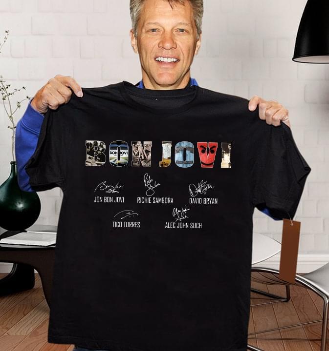 Bon Jovi Jon Bon Jovi Riche Sambora Shirt Bon Jovi Jon Bon Jovi Riche Sambora Shirt