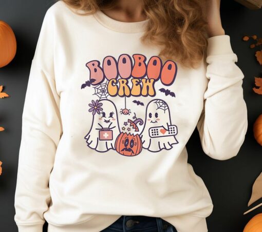 Boo Boo Crew Shirt, Ghost Family Funny Halloween