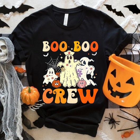 Boo Boo Funny Nurse Ghost Halloween Shirt Boo Boo Funny Nurse Ghost Halloween Shirt