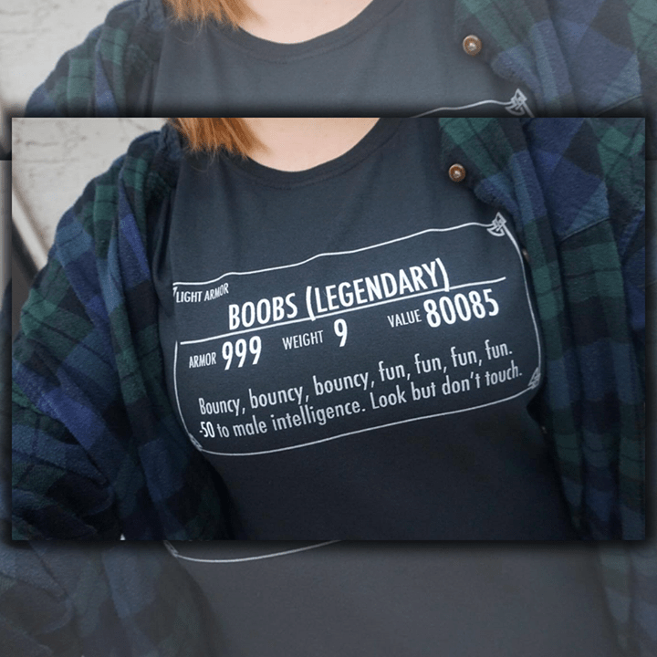 Boobs Legendary Bouncy Fun 50 To Male Intelligence Shirt Boobs Legendary Bouncy Fun 50 To Male Intelligence Shirt