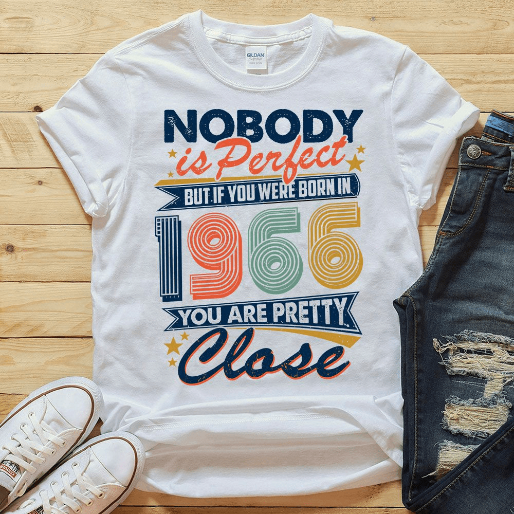 Born in 1966 Vintage Birthday T-Shirt – Funny Gift for Men & Women Born in 1966 Vintage Birthday T-Shirt – Funny Gift for Men & Women