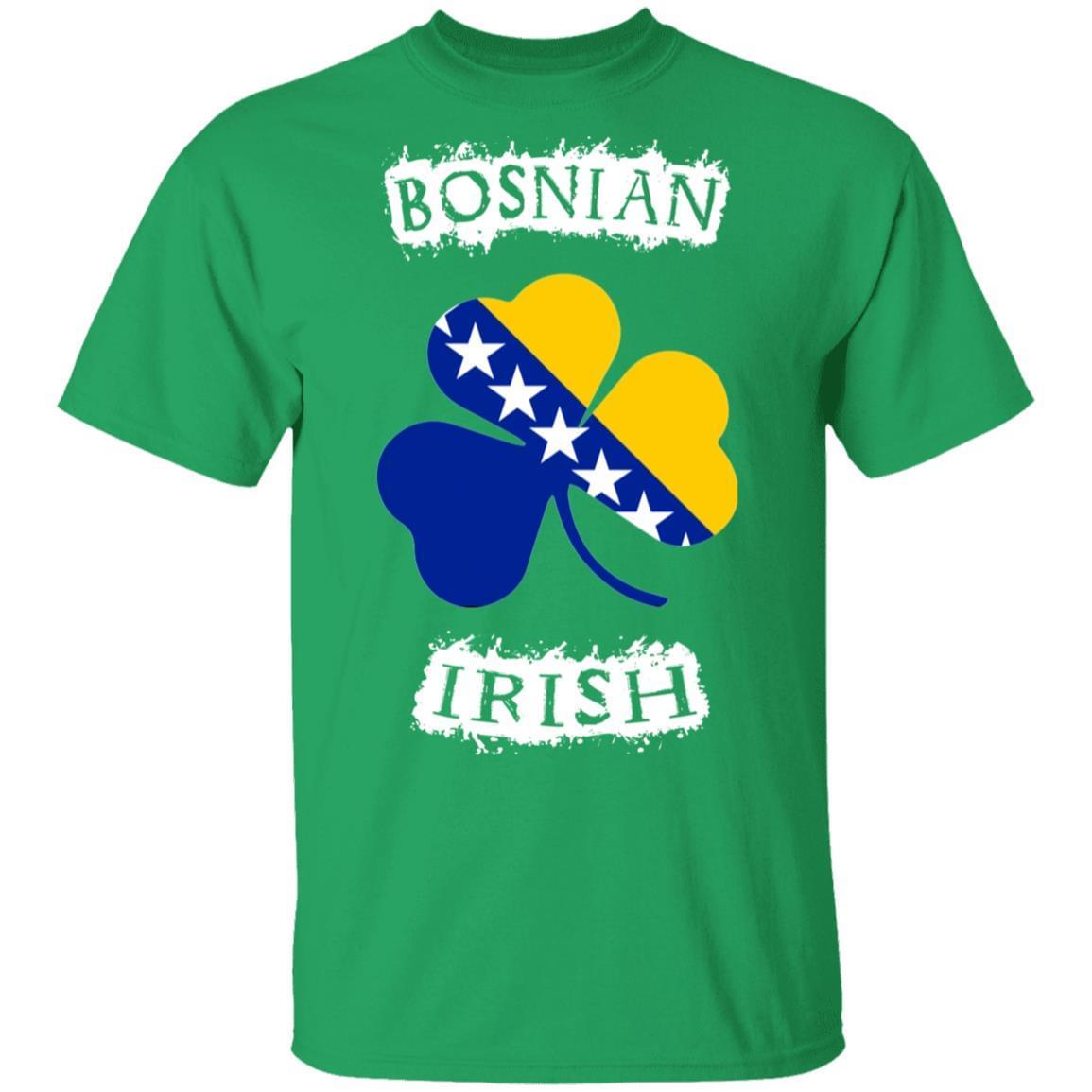 Bosnian Irish Saint's Patrick Day Hometown Home Shirt Bosnian Irish Saint's Patrick Day Hometown Home Shirt