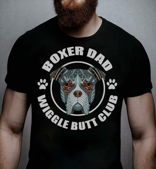 Boxer Dad Wiggle Butt Club Shirt