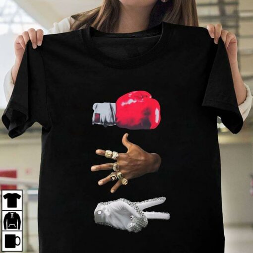 Boxing Rap Dancer Mixed Paper Scissors Rock Style Shirt