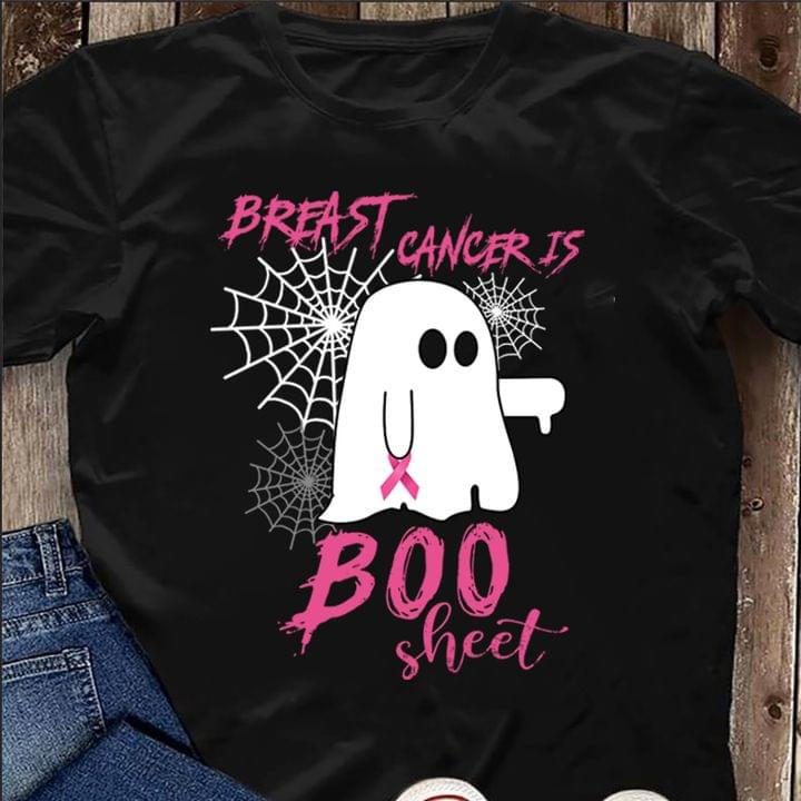 Breast Cancer Is Boo Sheet Ghost Pink Ribbon Spider's Wed Shirt Breast Cancer Is Boo Sheet Ghost Pink Ribbon Spider's Wed Shirt