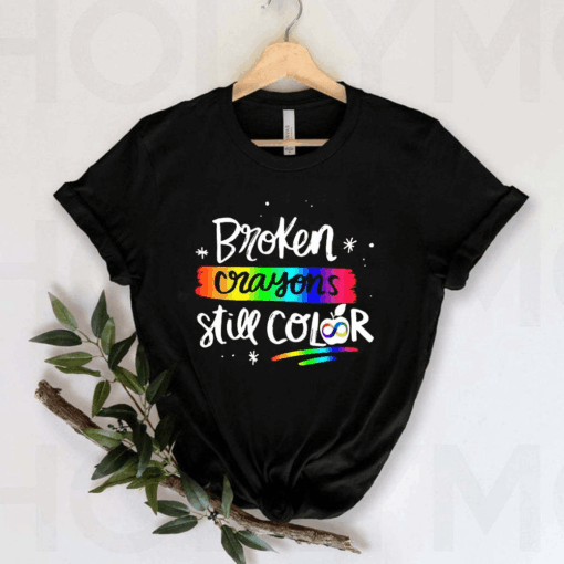 Broken Crayons still Color Teacher T-Shirt