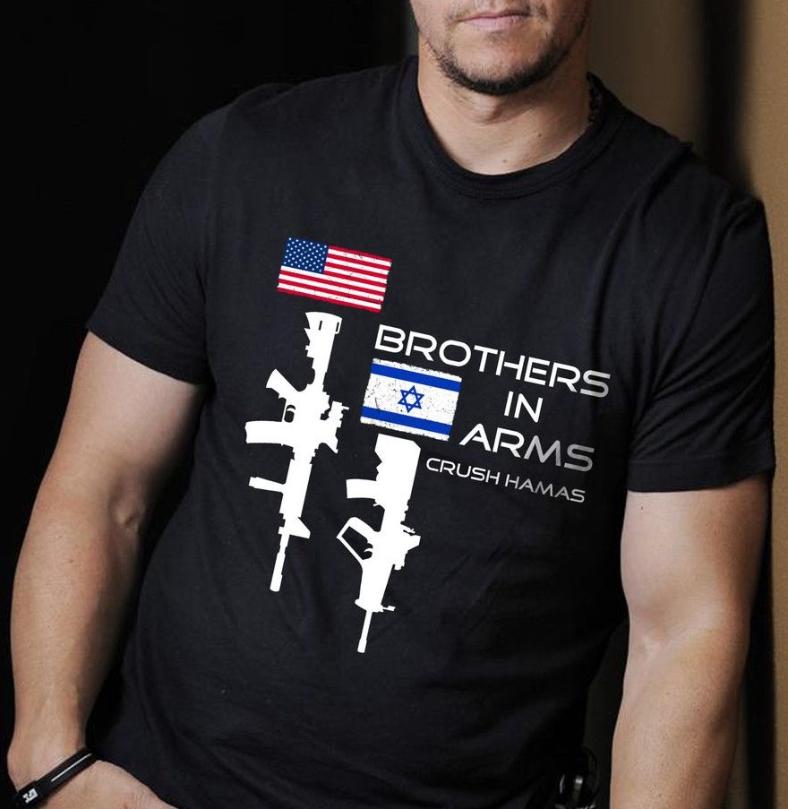 Brothers In Arms Crush Hamas, Soldier Co-op Friends Shirt Brothers In Arms Crush Hamas, Soldier Co-op Friends Shirt