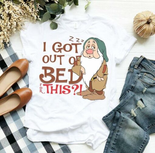 Brown Cloth Green Hat Dwarfs I Got Out Of Bed This Shirt