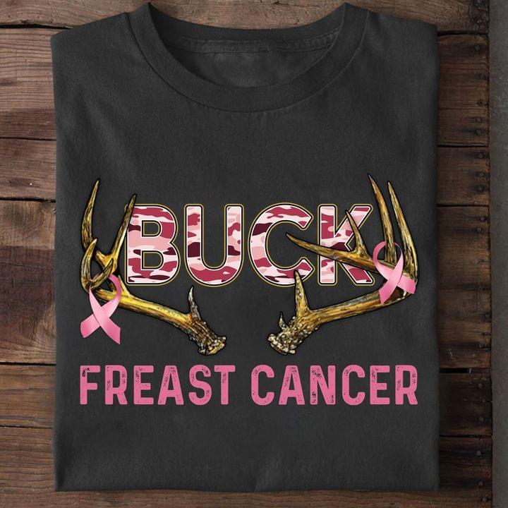 Buck Freast Cancer Deer Horns Shirt Buck Freast Cancer Deer Horns Shirt