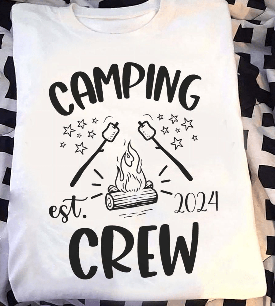 Camping Crew, Simple Camping Campsite Life T-Shirt Camping Crew, Simple Camping Campsite Life T-Shirt