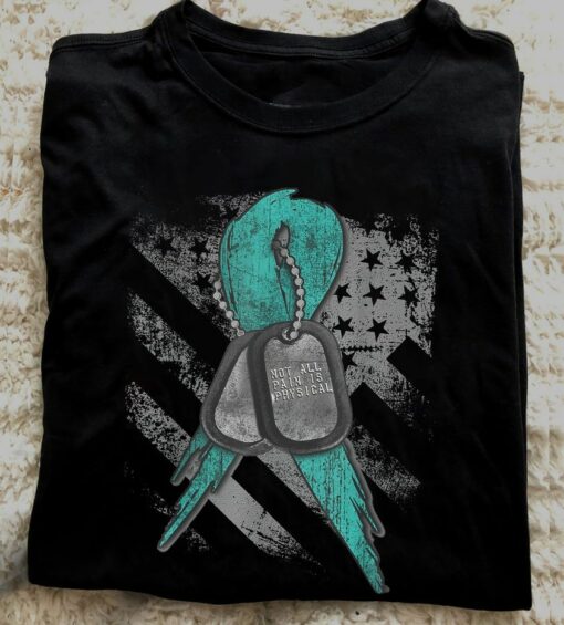 Cancer Dogtags Supporter American Soldier, Not All Pain Is Physical Shirt