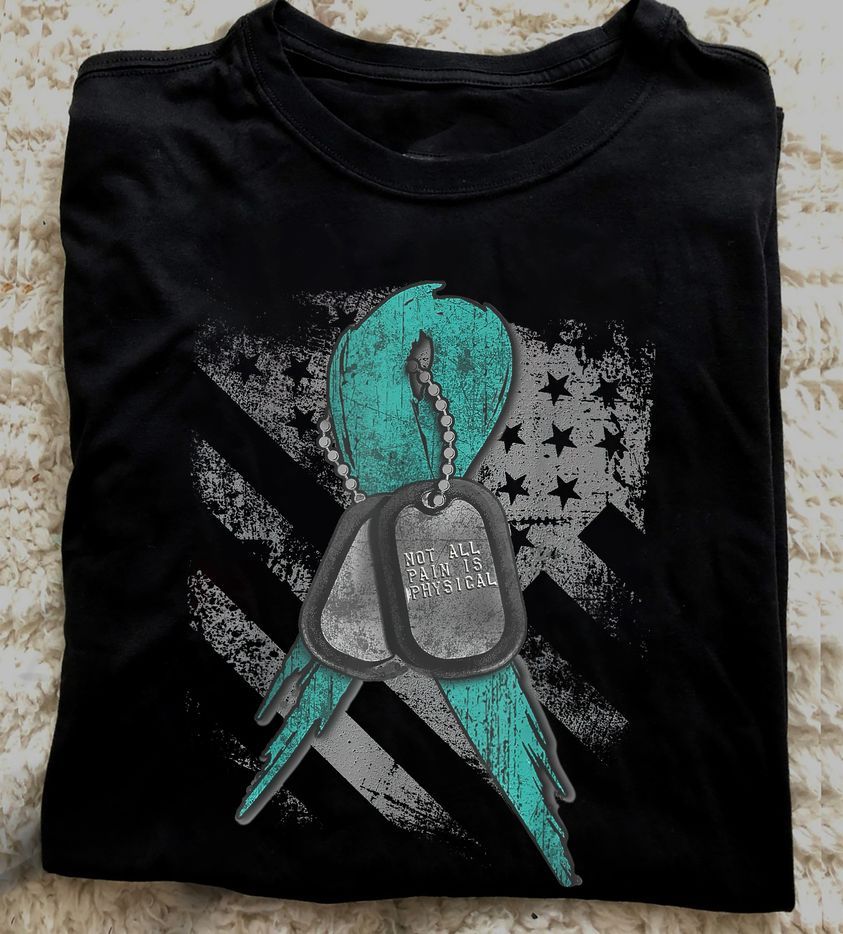 Cancer Dogtags Supporter American Soldier, Not All Pain Is Physical Shirt Cancer Dogtags Supporter American Soldier, Not All Pain Is Physical Shirt