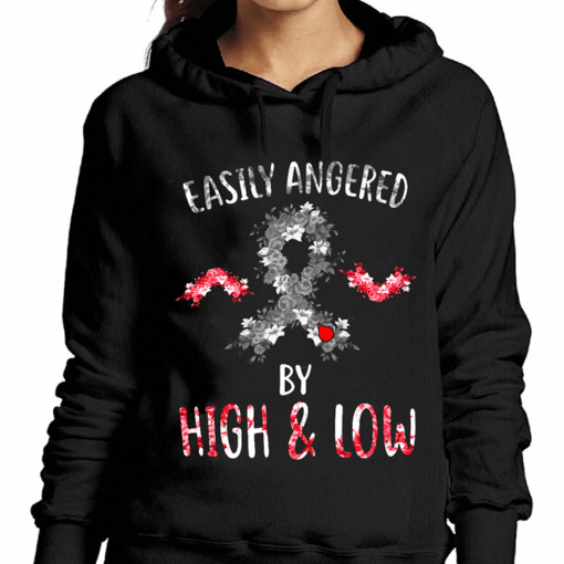 Cancer Easily Angered By High &amp Low Hoodie