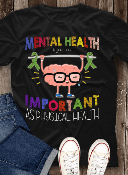 Cancer Glasses Brain Mental Health Is Just As Important As Physical Health Shirt