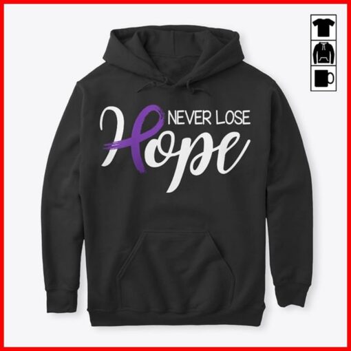 Cancer Never Lose Hope Hoodie