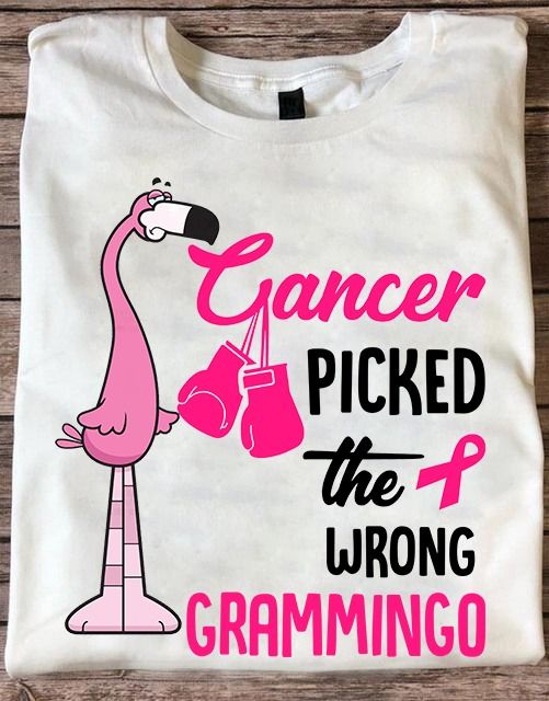 Cancer Picked The Wrong Grammingo Shirt Cancer Picked The Wrong Grammingo Shirt