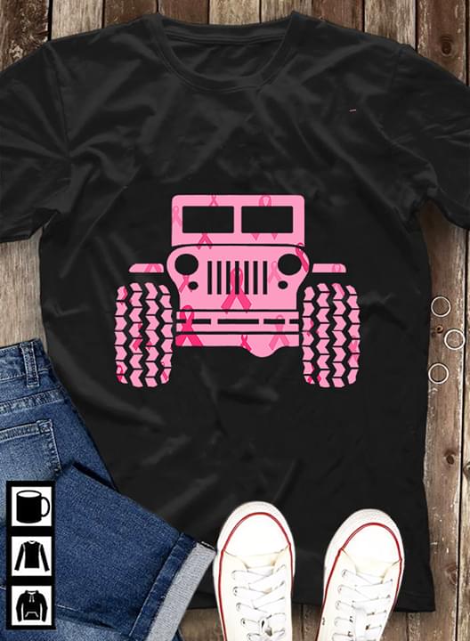 Cancer Pinky Jeeep Shirt Cancer Pinky Jeeep Shirt