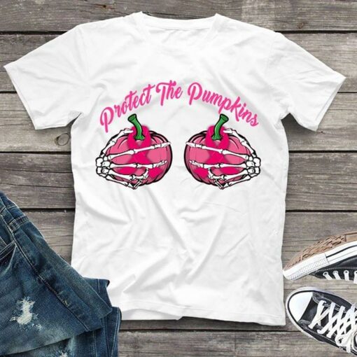 Cancer Protect The Pinky Pumpkin Shirt