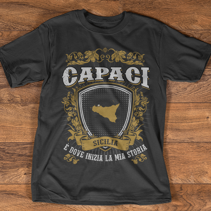 Capaci Sicilia E Dove Inizia La Mia Storia Shirt Capaci Sicilia E Dove Inizia La Mia Storia Shirt