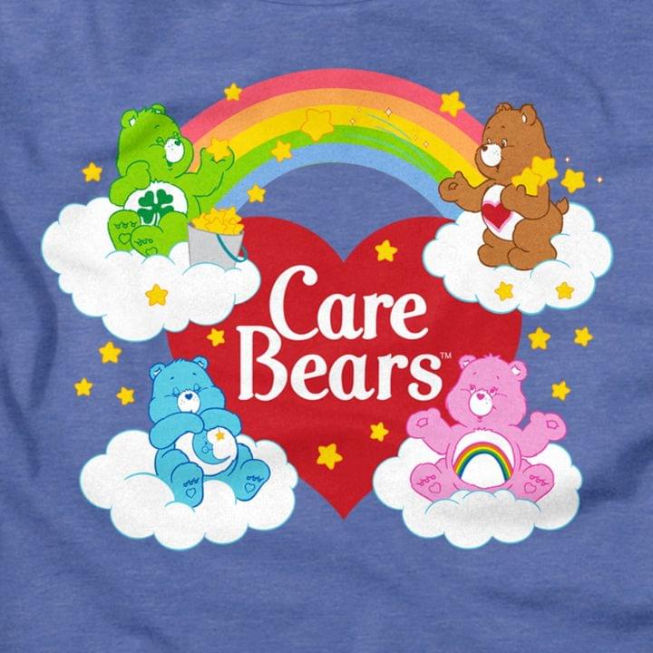 Care Bears Rainbow Heart And Bears Shirt Care Bears Rainbow Heart And Bears Shirt