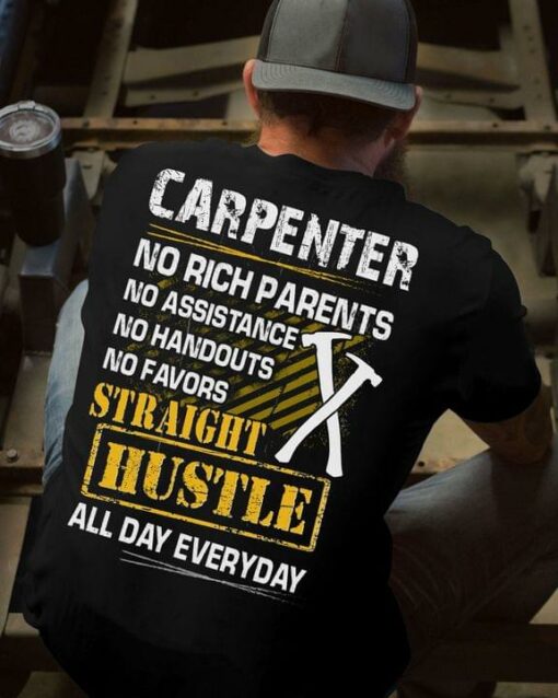 Carpenter Straight Hustle Job Shirt (Back Side)