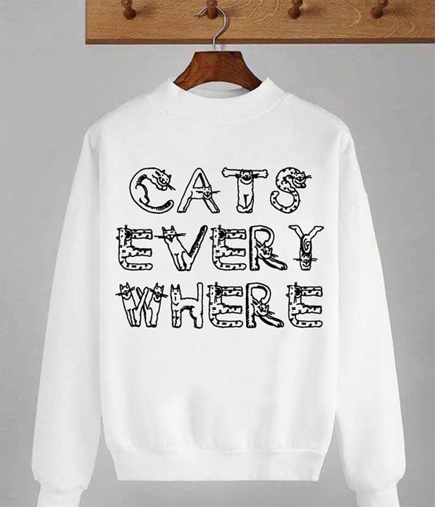 Cats Every Where Shirt Cats Every Where Shirt