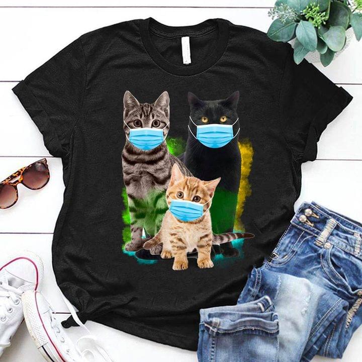 Cats Wearing Mask Pandemic Shirt Cats Wearing Mask Pandemic Shirt