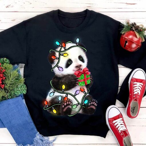 Christmas Cute Panda Gift Shirt