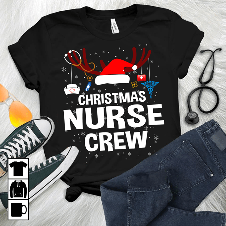 Christmas Nurse Crew Shirt Christmas Nurse Crew Shirt