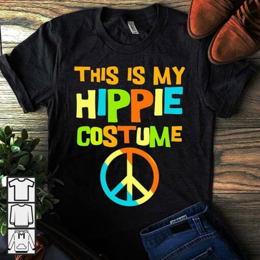 Colorbul This Is My Hippie Costume Peace Shirt