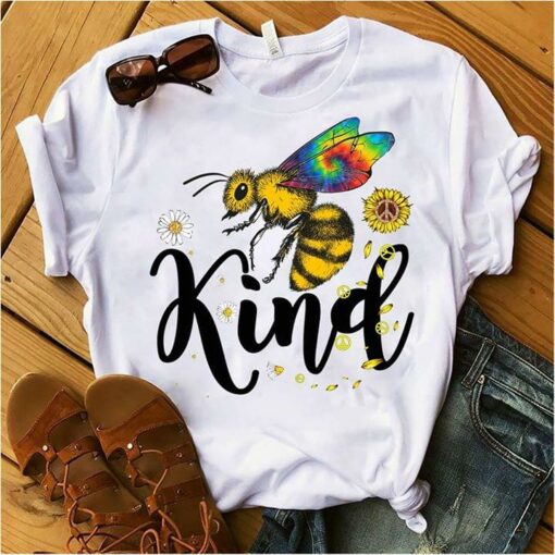 Colorful Bee Kind Shirt