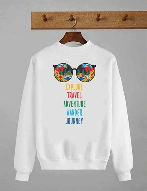 Colorful Camping Glasses Explore Travel Adventure Wander Journey Shirt