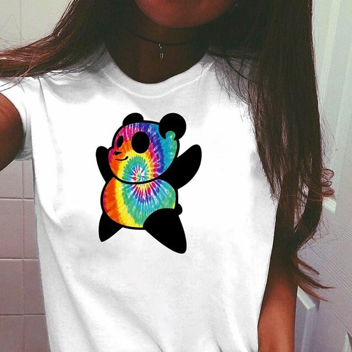 Colorful Cute Panda Shirt Colorful Cute Panda Shirt
