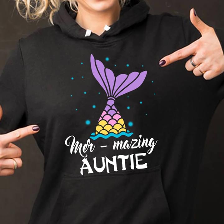 Colorful Fish Mer Mazing Auntie Hoodie Colorful Fish Mer Mazing Auntie Hoodie