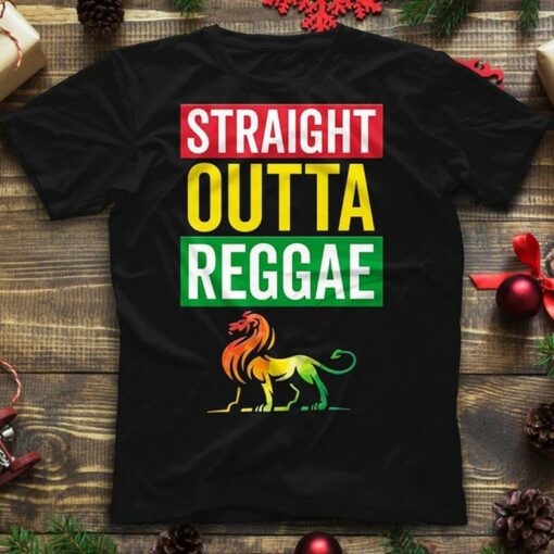 Colorful Lion King Straight Outta Reggae Shirt