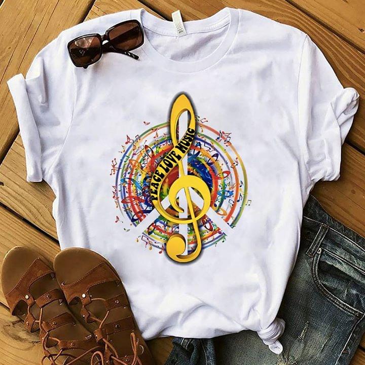 Colorful Peace Sol Symbol Peace Love Music Shirt Colorful Peace Sol Symbol Peace Love Music Shirt