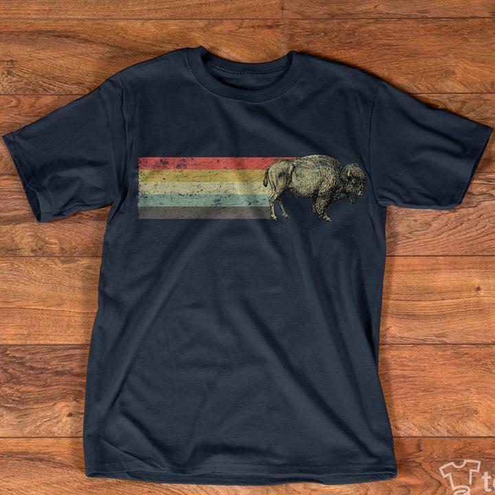 Colorful Rainbow Flashing Bull Shirt Colorful Rainbow Flashing Bull Shirt