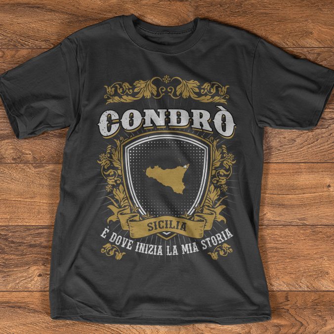 Condro Sicilia E Dove Inizia La Mia Storia Shirt Condro Sicilia E Dove Inizia La Mia Storia Shirt