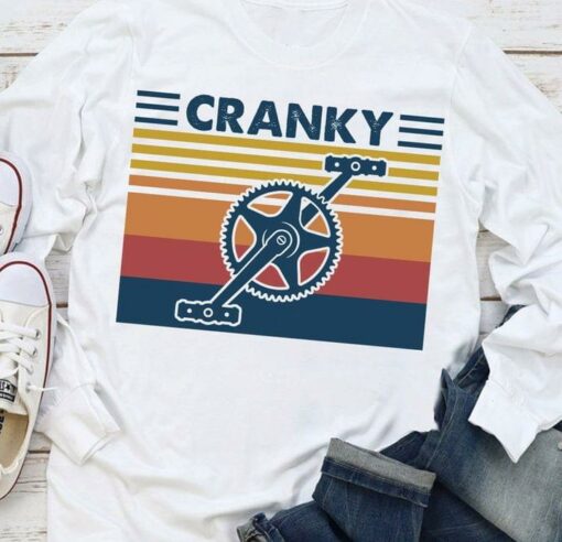 Cranky Bicycle Outdoor Vintage T-Shirt Sweatshirt Hoodie